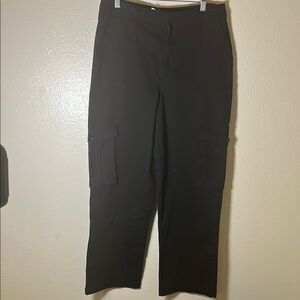 Black Boot Cut Flare Pants with Tailored Fit